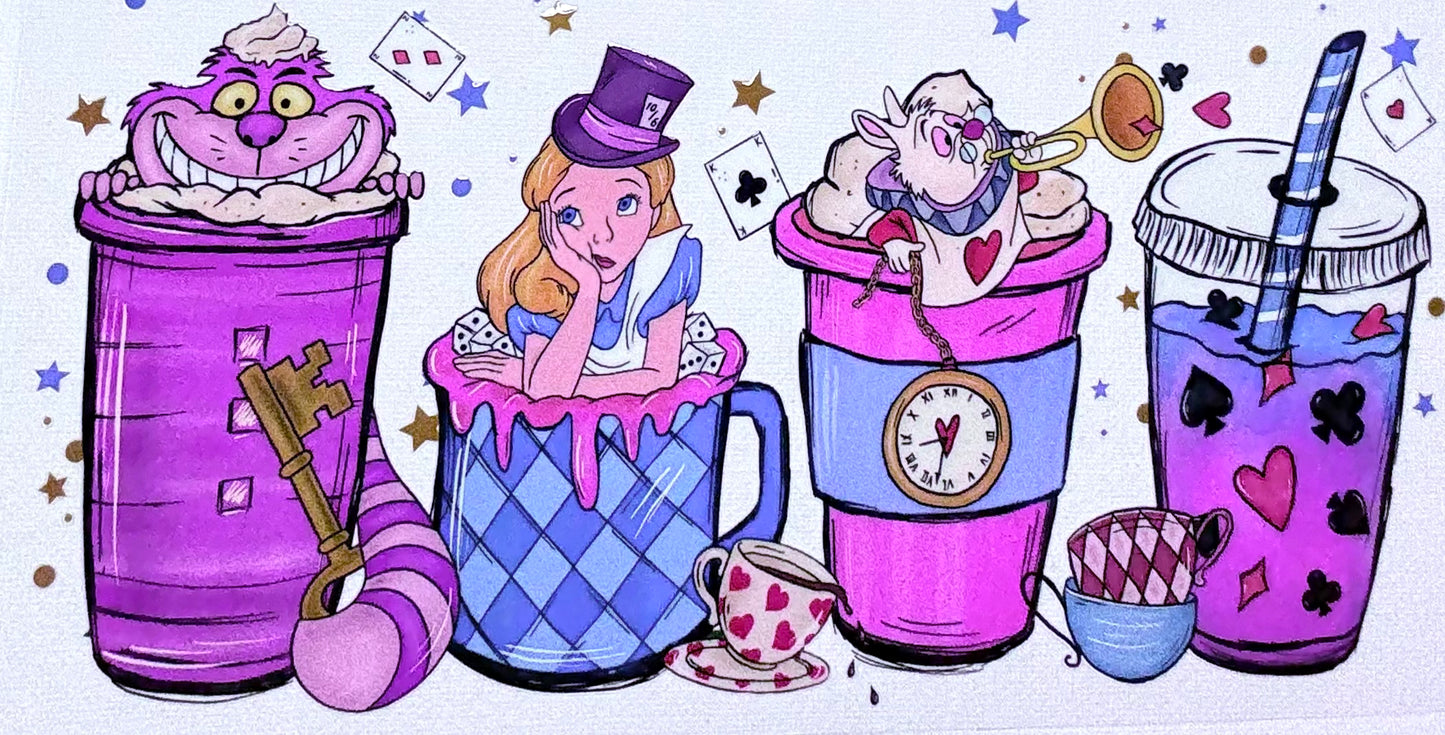Alice 4 Cup Decal