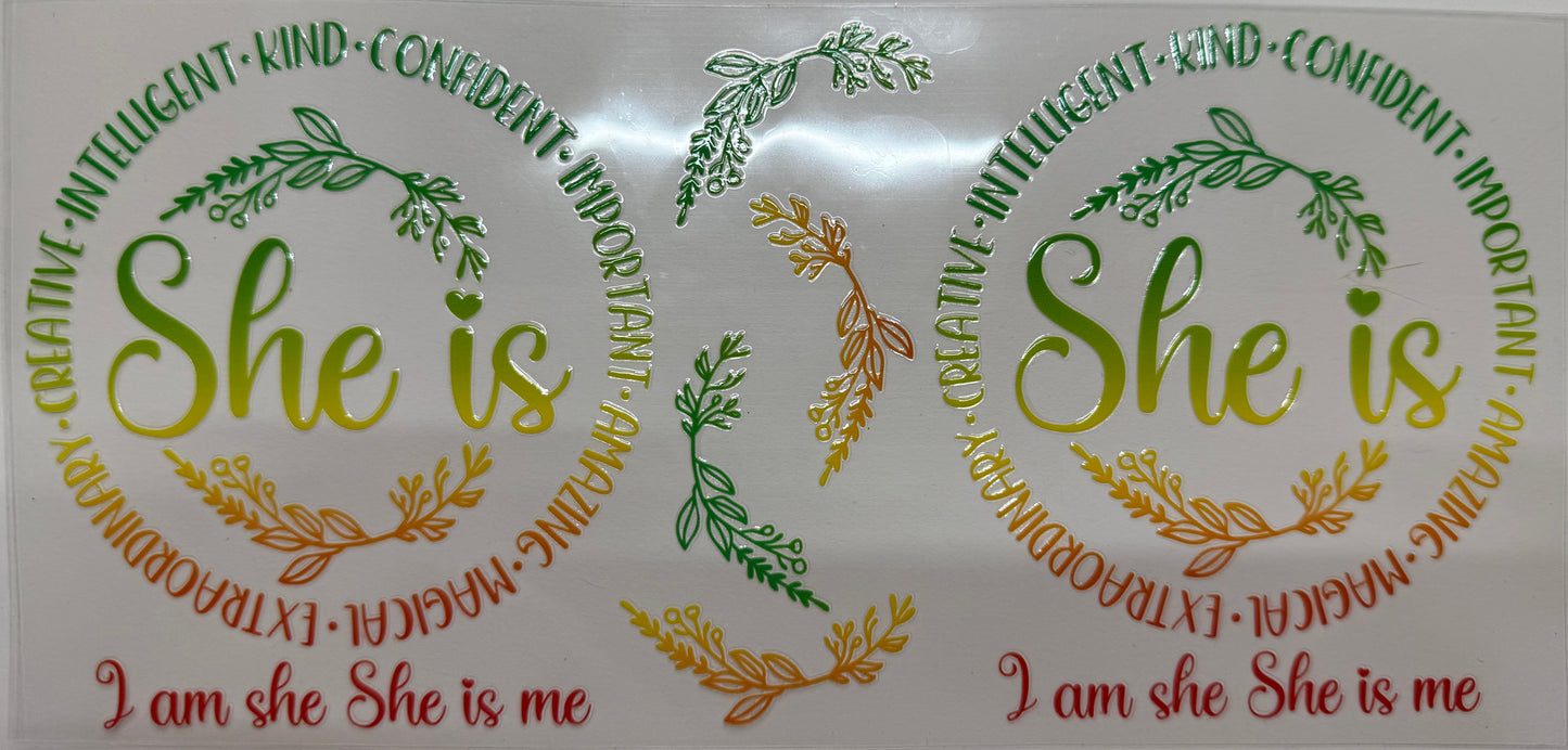 She Is Decal