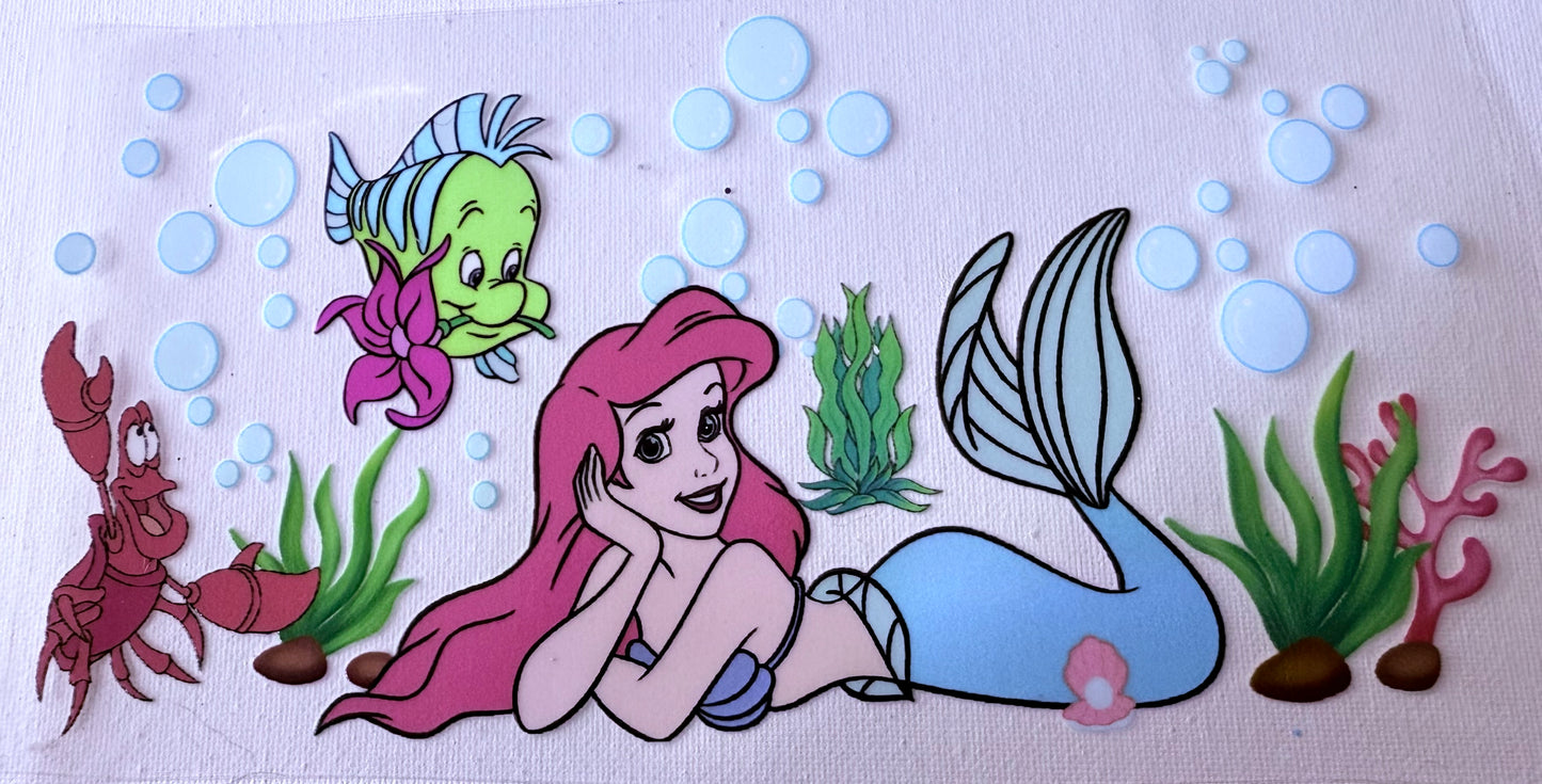 Small Girl Fish Decal