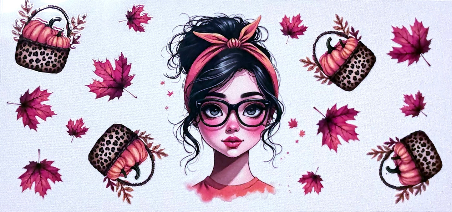 Fall Girl Decal