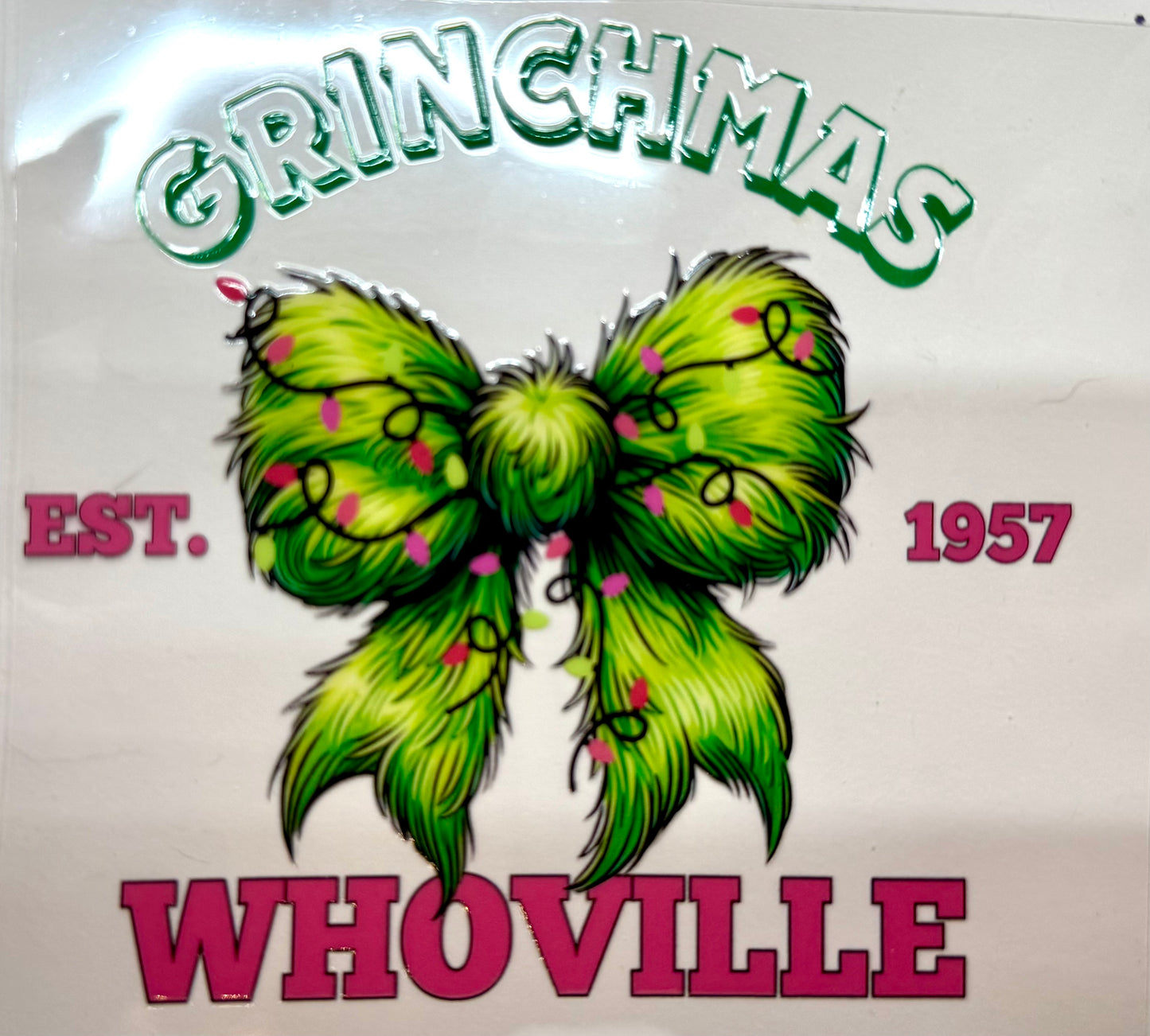 Grinchmas Christmasn Decal