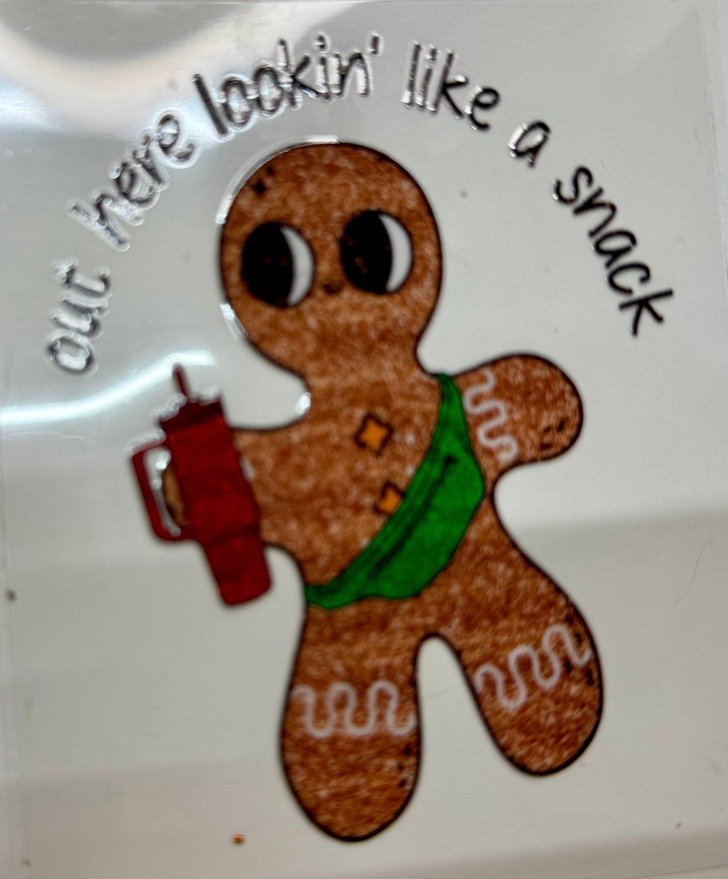Gingerbread Man Decal