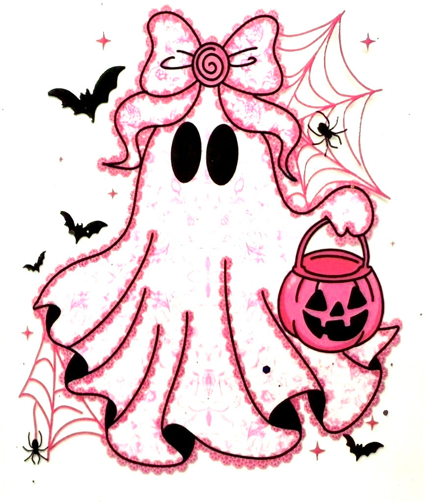 Pink Ghost Decal