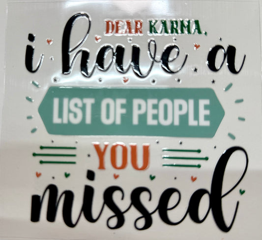 List of People Decal
