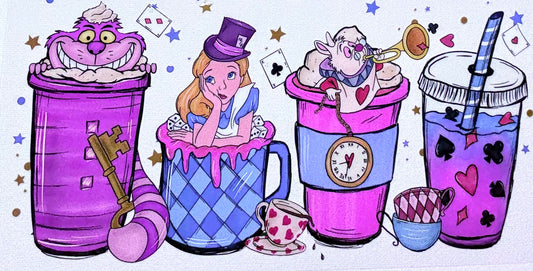 Alice 4 Cup Decal