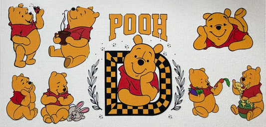 Yellow Bear D Decal