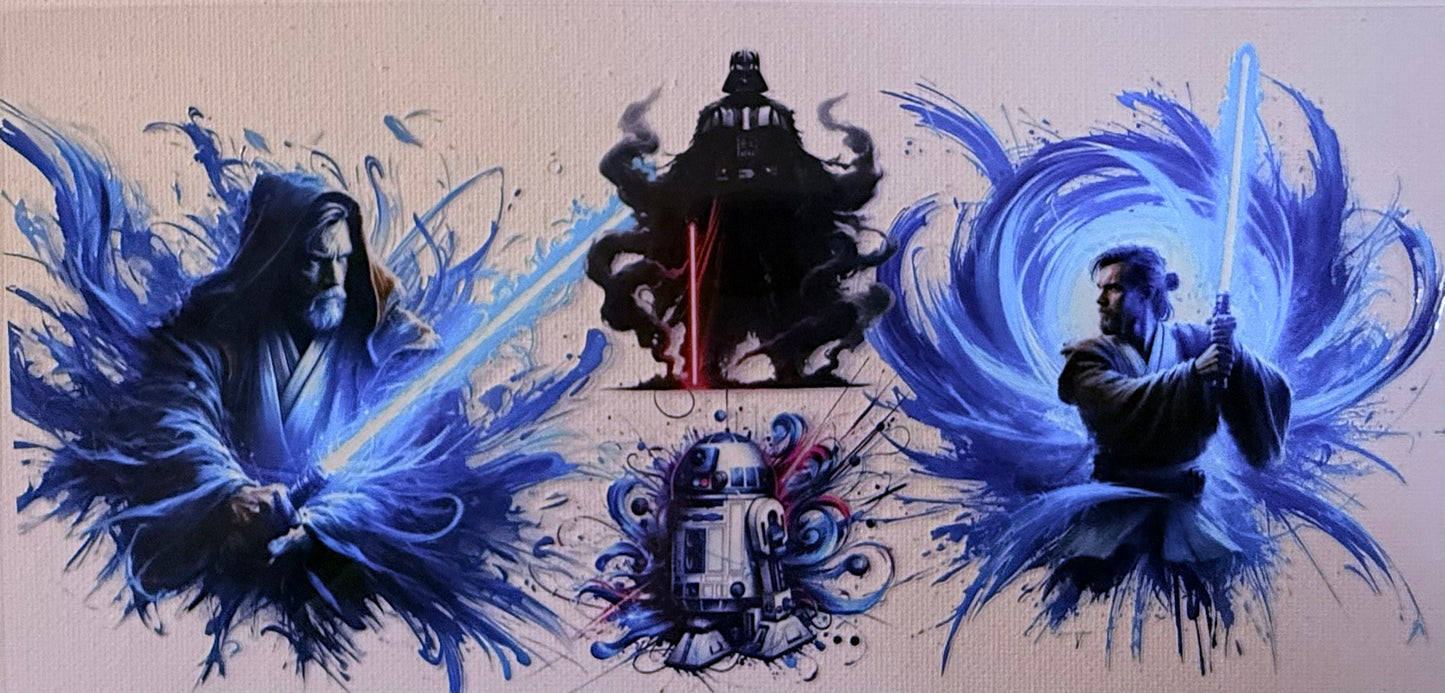 Blue Light Sabers Decal