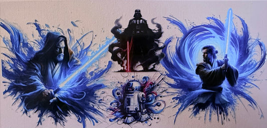 Blue Light Sabers Decal