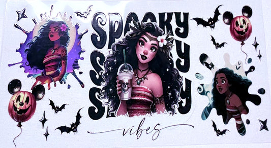 Moana Spooky Decal