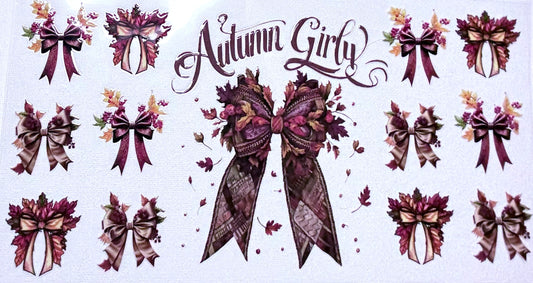 Autumn Girly Decal