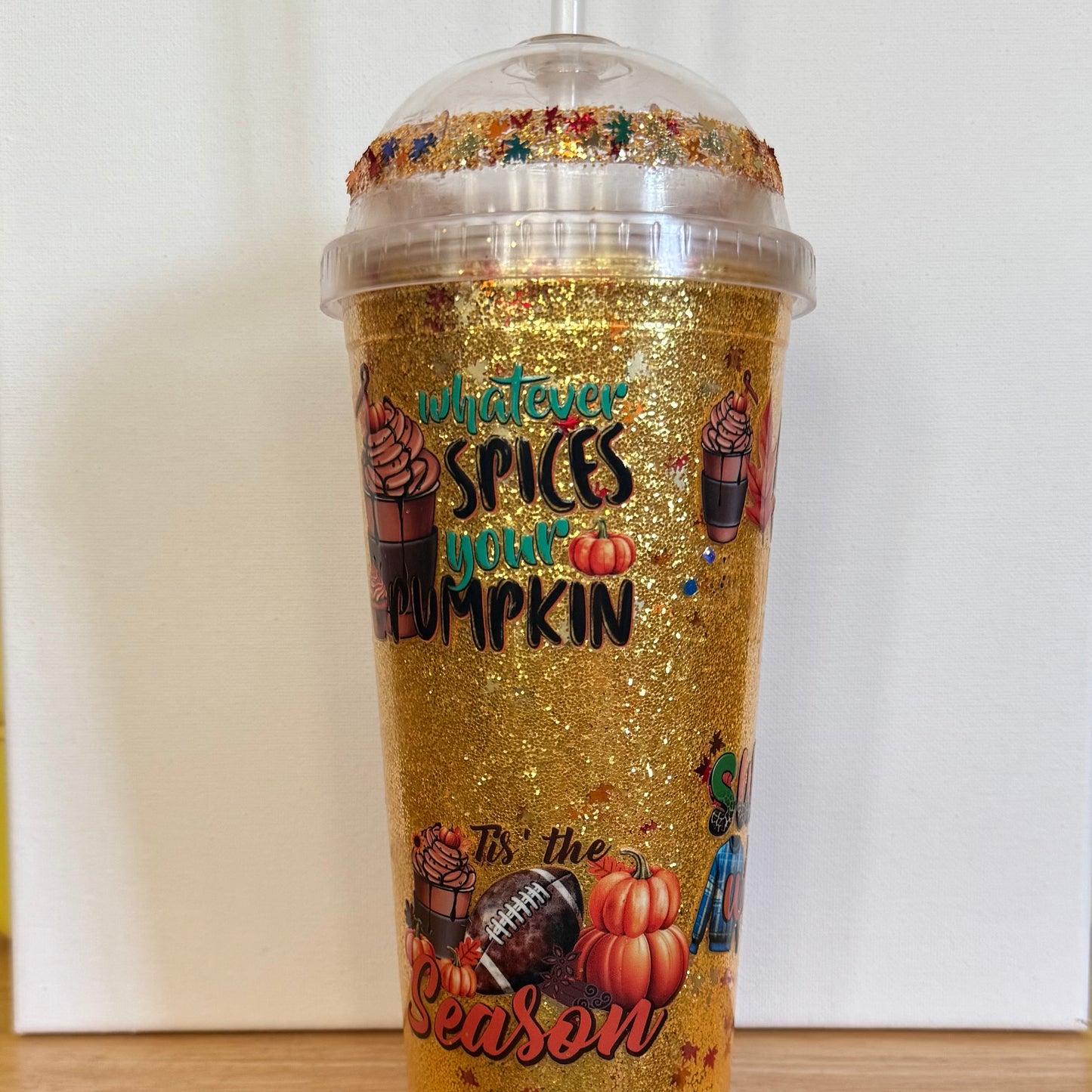 24 oz RTS  Autumn Globe topped