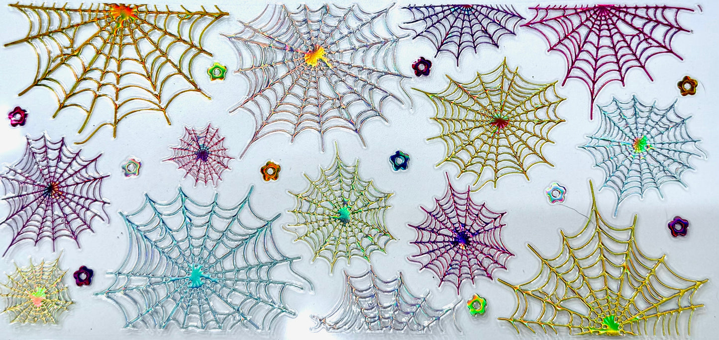 Metallic Web decal