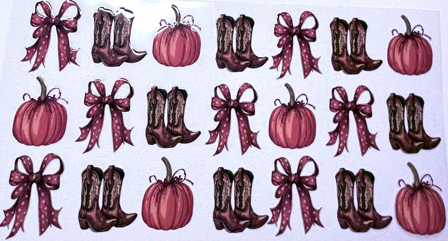 Boots and Bows Decal