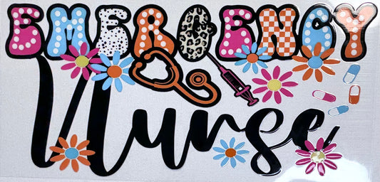 Emergency Nurse Decal