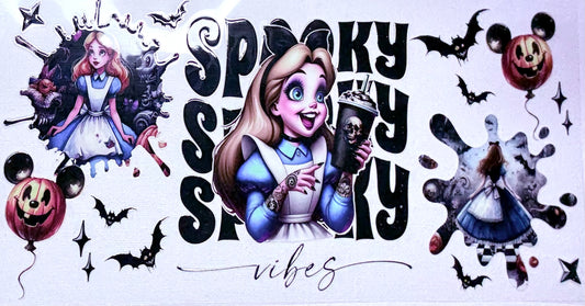 Alice Spooky Decal