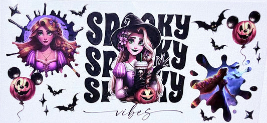 Goth Repunzel Spooky Decal