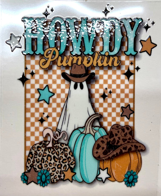 Howdy Pumpkin Decal