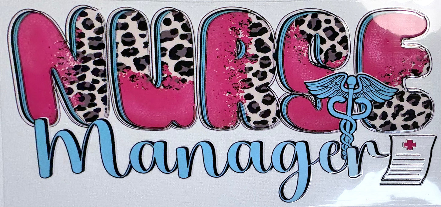 Nurse Manager Decal
