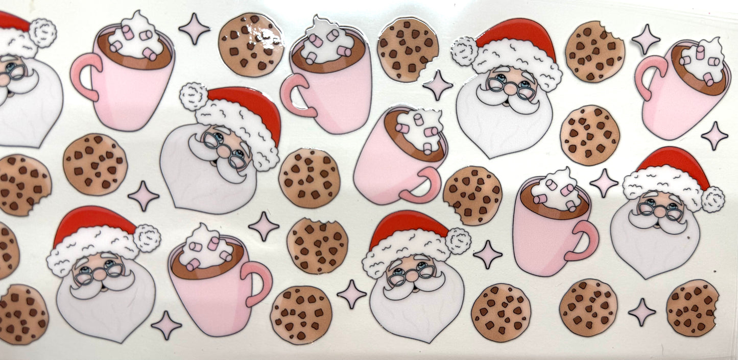 Santa Hot Chocolate Decal