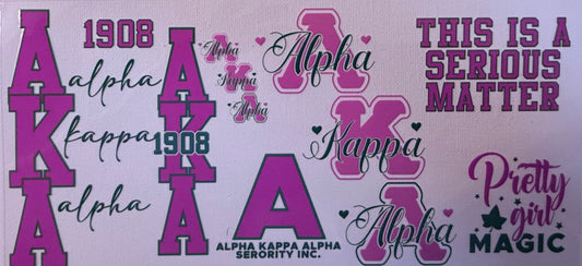 AKA 7 Decal