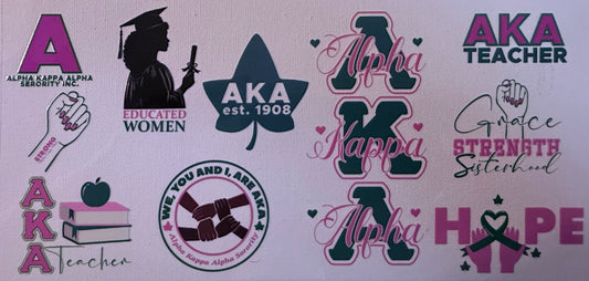 AKA 8 Decal