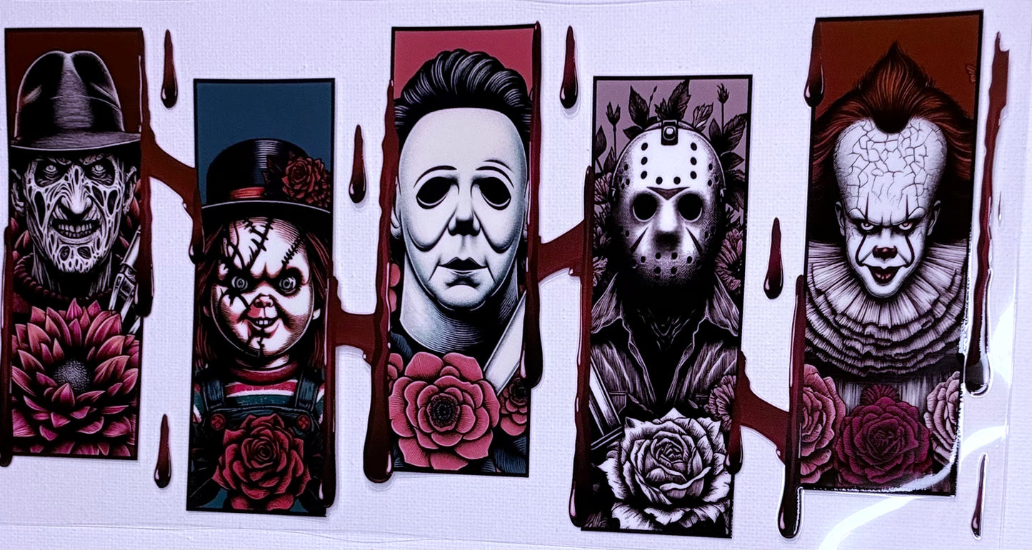 5 Villians Decal