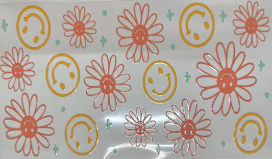 Flowers and Smiles Decal