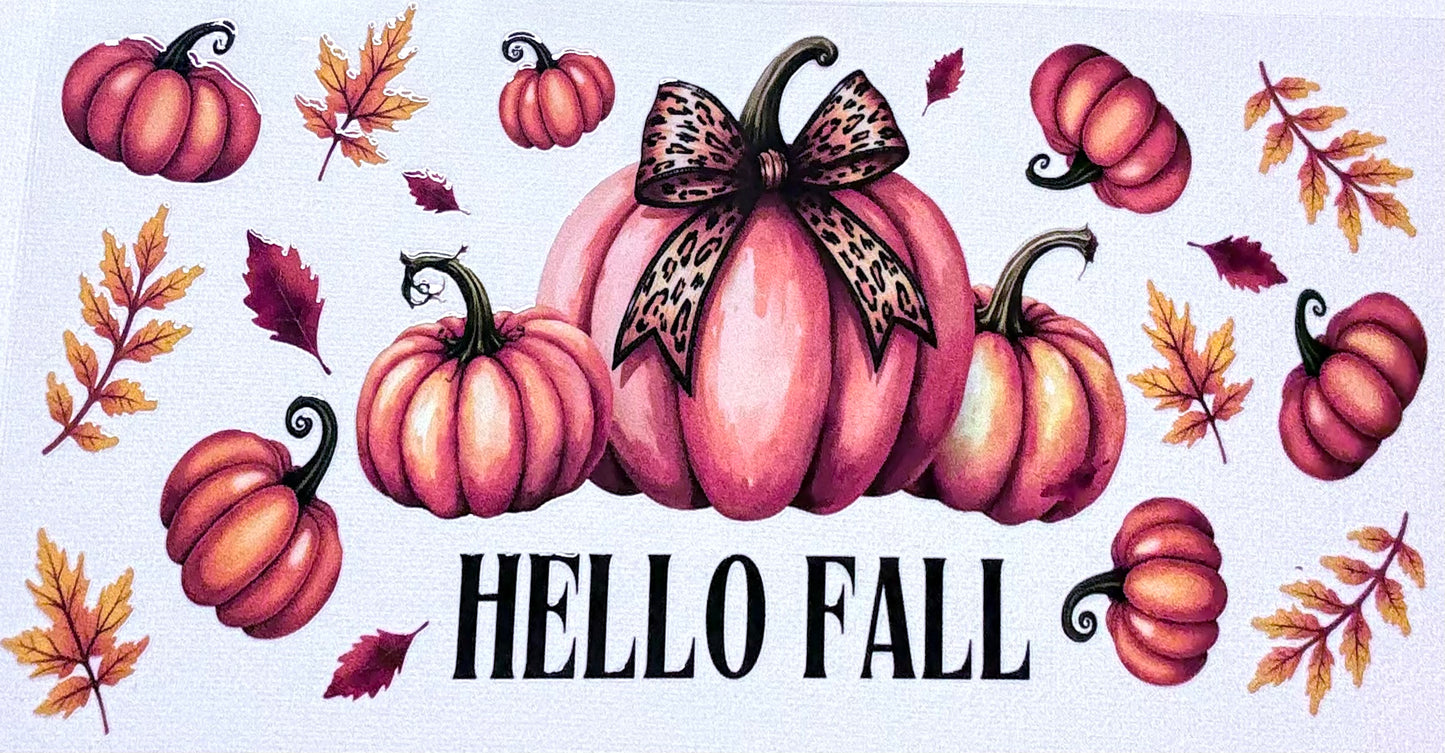 Hello Fall Decal